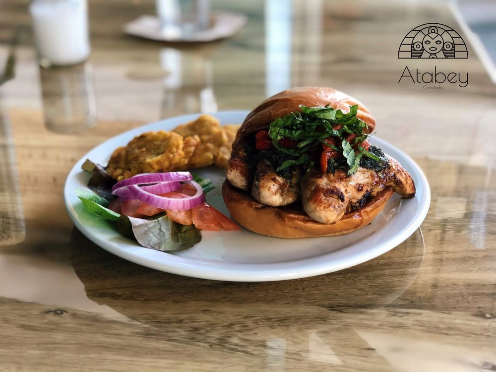 Condado Beach Atabey Chicken Sandwich Fries
