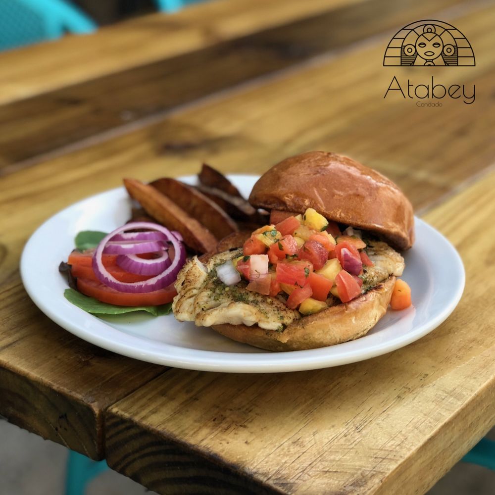 Condado Beach Atabey Fish Sandwich