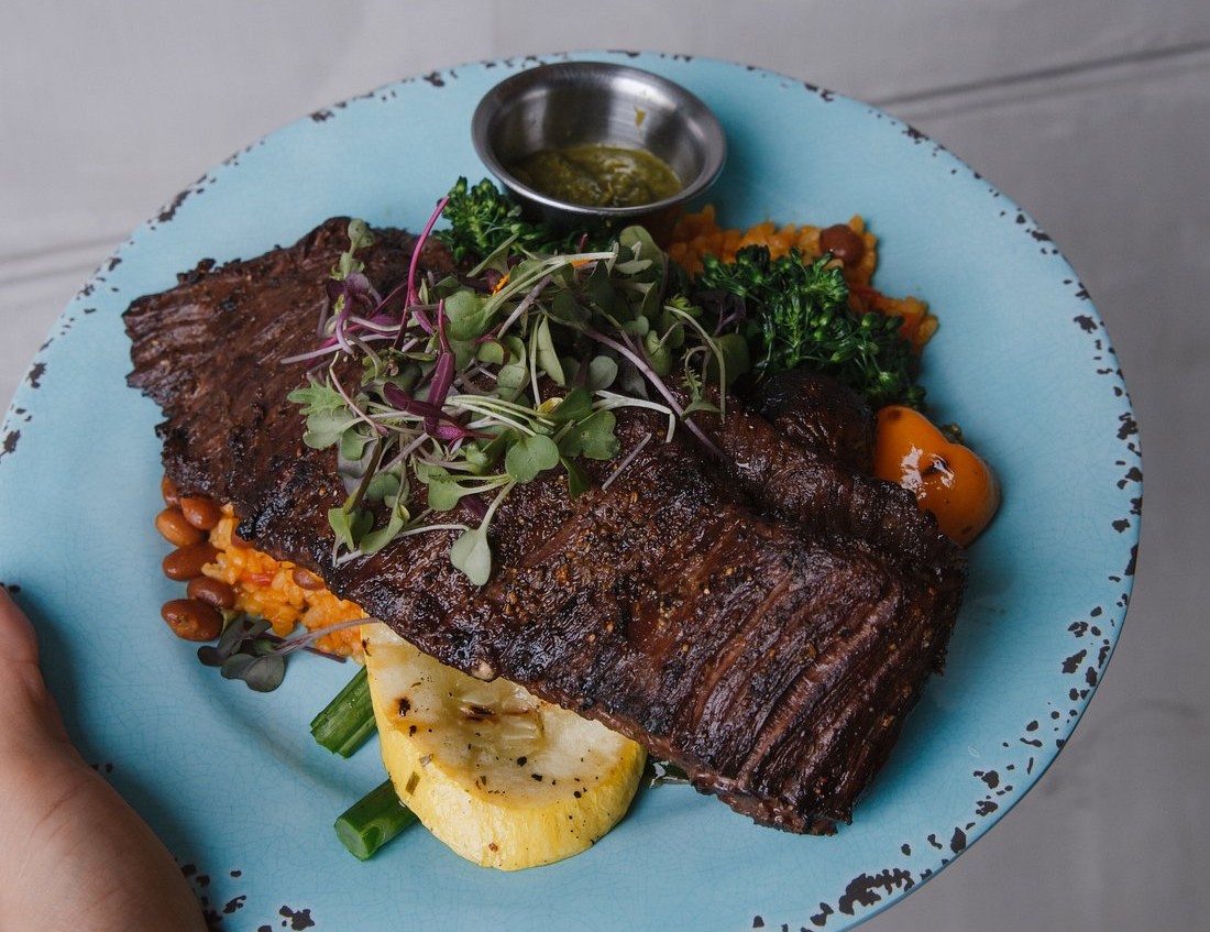 Condado Beach El Refran Puerto Rican Cuisine Tender Juicy Skirt Steak