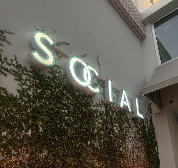 Condado Beach Social Sign