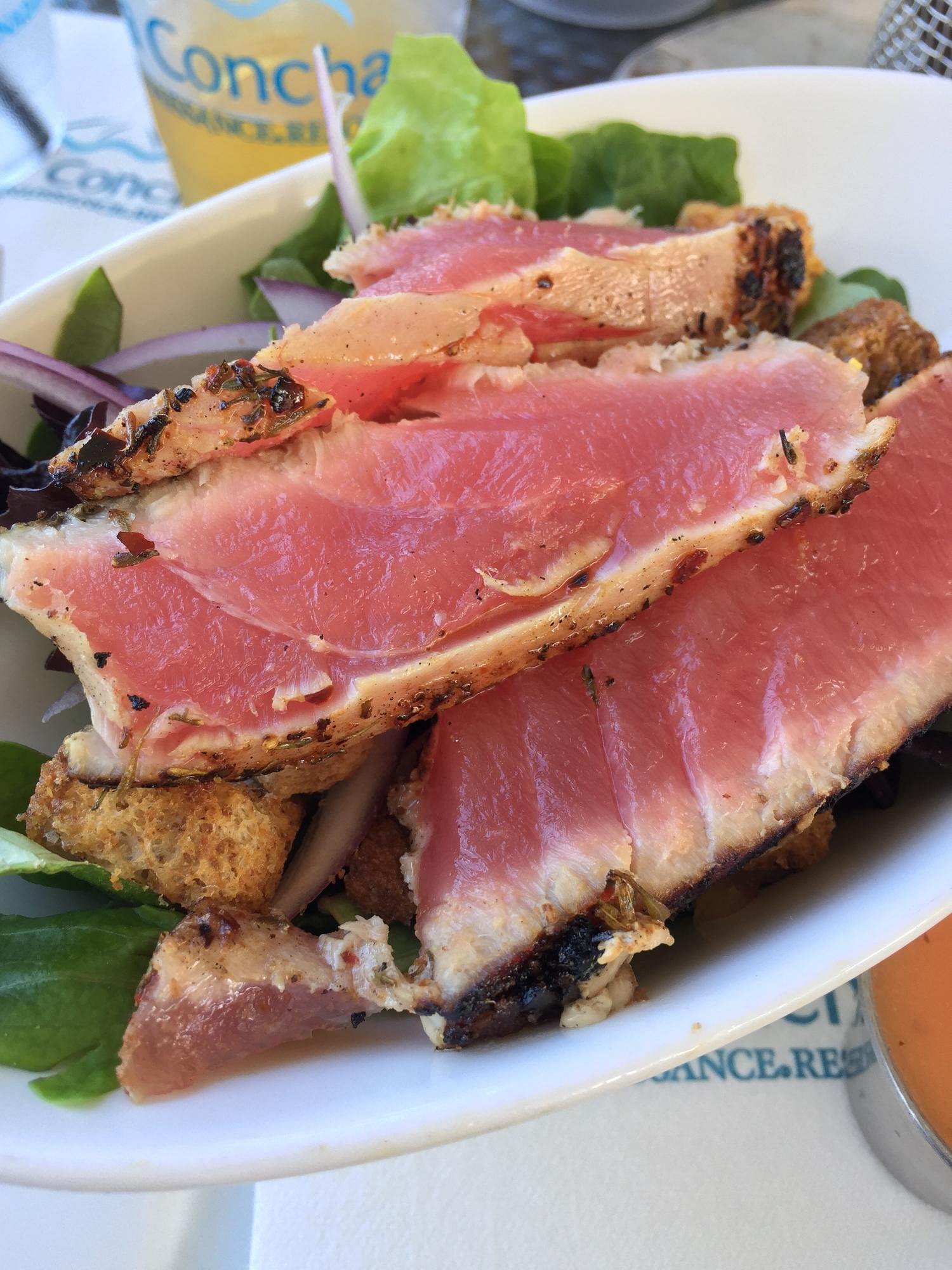 Condado Beach Solera Seared Tuna Salad