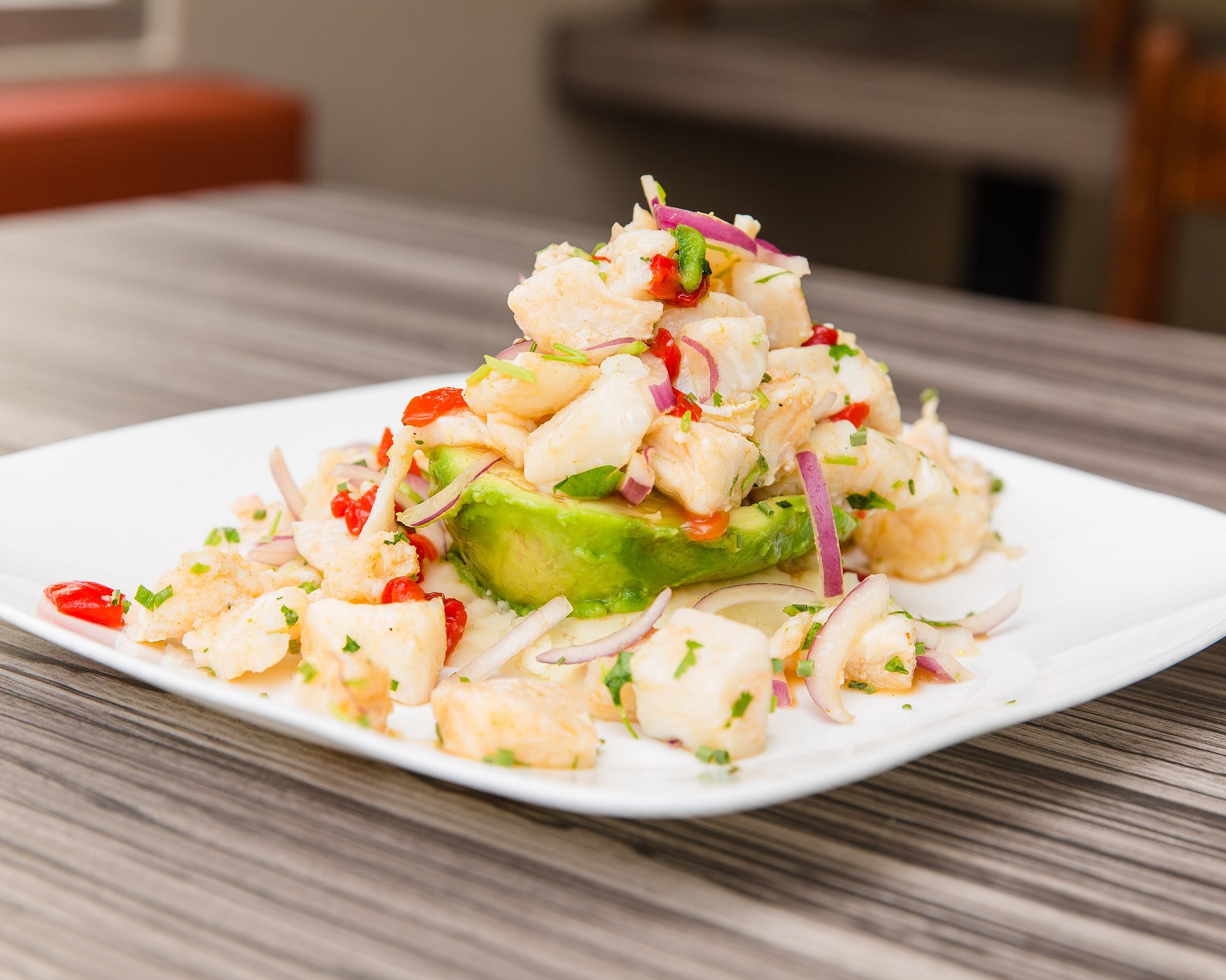Condado Beach Waiters Gastro Bar Avocado Stuffed Ceviche