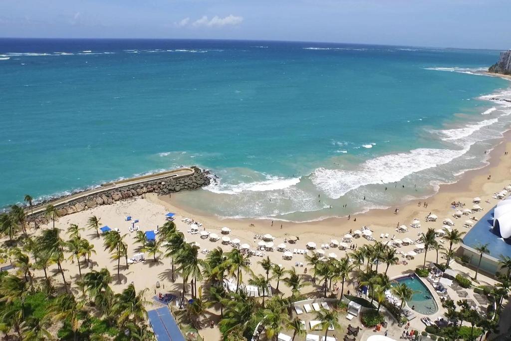 La Concha Resort Escambron Beach San Juan Aerial View