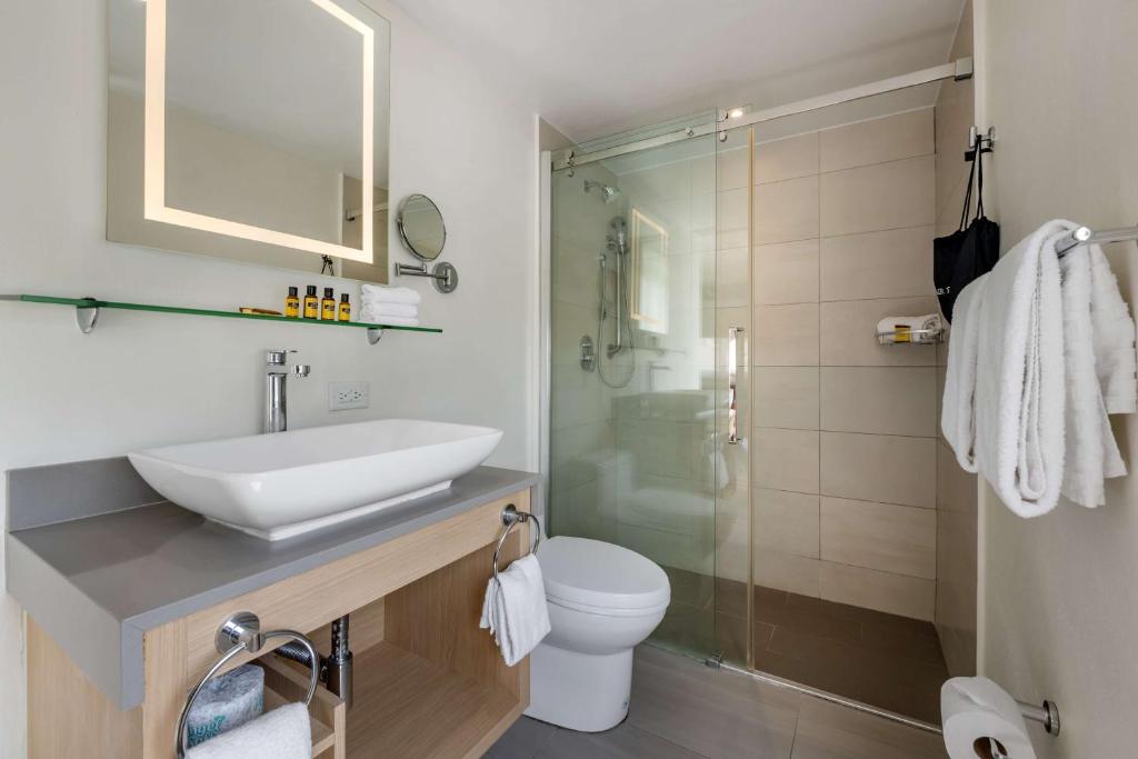 Condado Beach Palm Inn Bathroom